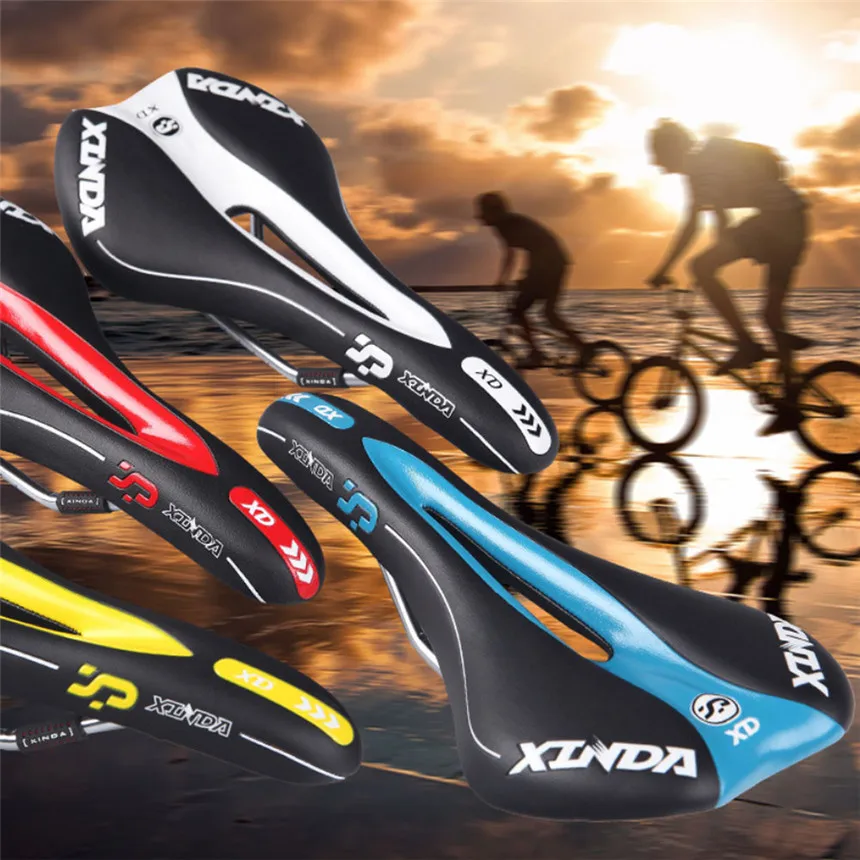 

Cycling Bicycle Bike Cool Saddle Mountain Bike Cushion Hollow Color Saddle PYC artificial leather Comfortable Chair M20