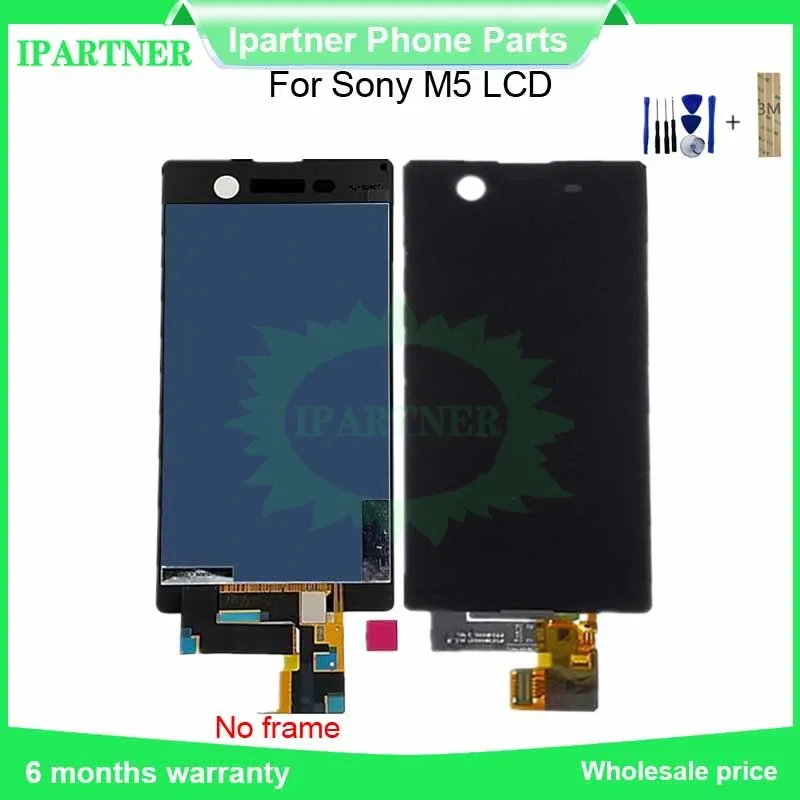 

For Sony For Xperia M5 E5603 E5606 E5653 E5633 LCD Display Touch Screen Digitizer Assembly Replacement For Sony M5 with Tools