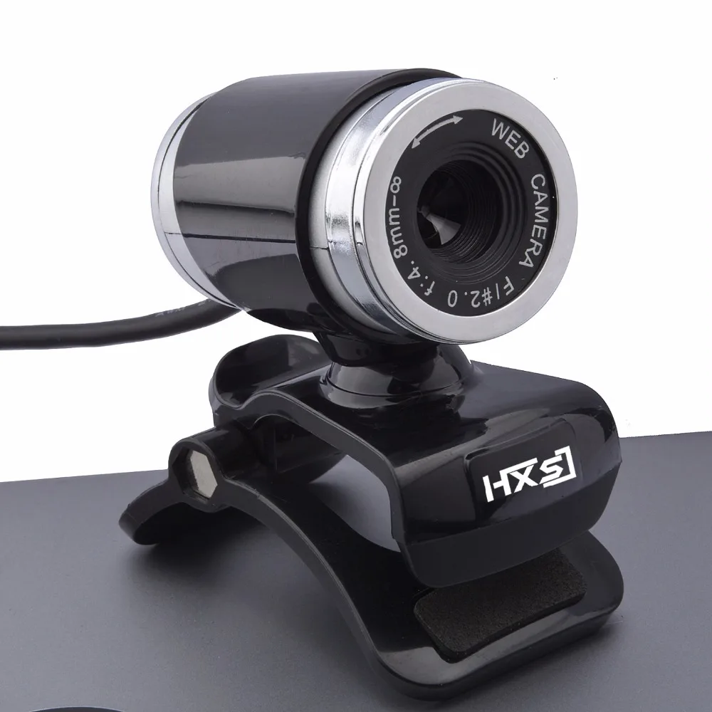 HXSJ A860 HD веб-камера 12,0 М пикселей CMOS USB веб-камера Цифровое видео HD встроенный микрофон 360 градусов Rotaion Clip-on камера