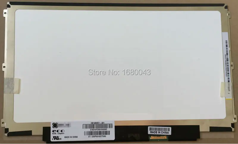 

Free Shipping HB125WX1-201 HB125WX1-100 12.5 WXGA eDP 30 pin Left+right 3 screw holes LED LCD Screen Display Panel