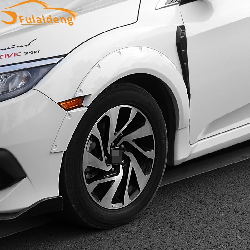10 шт. для Honda Civic- колесо для бровей крыло заклепки Стиль внедорожный чехол для колеса аксессуары для стайлинга автомобиля