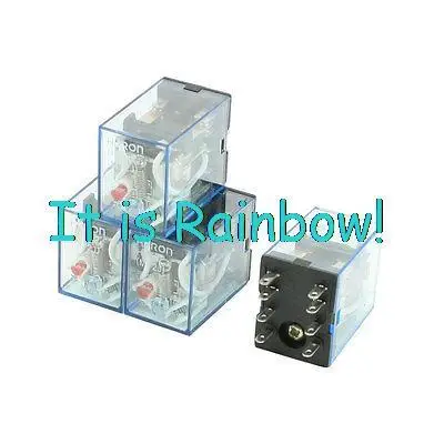 

Free Shipping HH52P AC 220/240V Coil DPDT 2NO 2NC 8P General Purpose Power Relay 4 Pcs