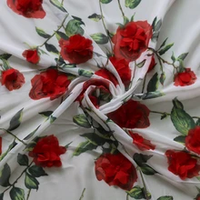 Черно-белая свадебная шифоновая прозрачная Цветочная аппликация