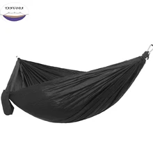 Гамак для кемпинга двойной Camp Hamac портативный легкий нейлон ткань для наружного путешествия подвеска удобный Hammoc