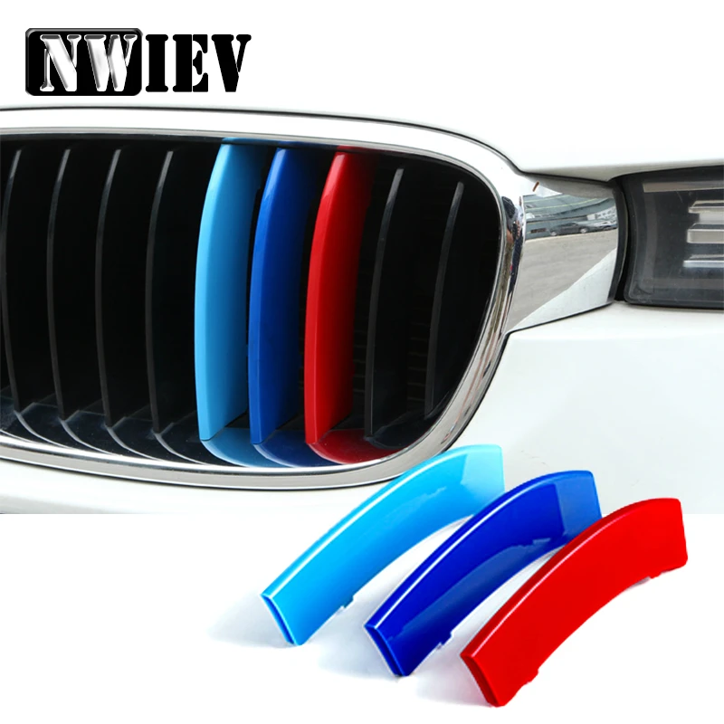 NWIEV 3D Автомобильные наклейки для BMW M F30 E39 F10 X5 E70 F16 X6 E71 X1 X3 X4 G30 F34 3 5 серия передние