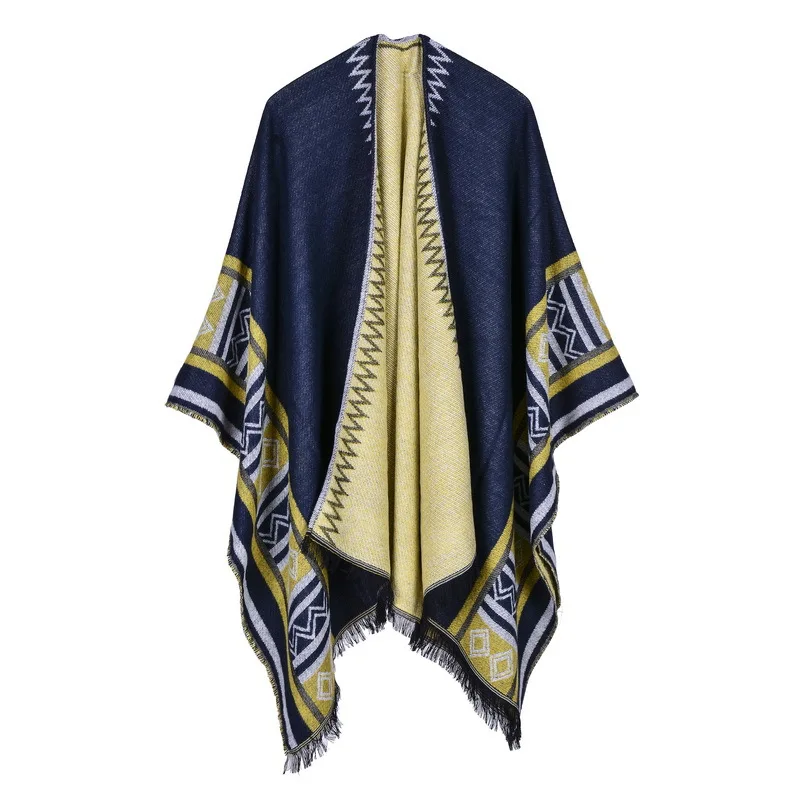 Fashion Winter Poncho Scarf - 6 Colors