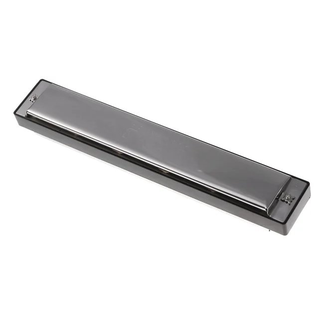 SWAN Hot Sale Tremolo Harmonica Mouth Organ 24 Double Holes with 48 Reeds Key of C Free Reed Wind Instrument with Silver Case