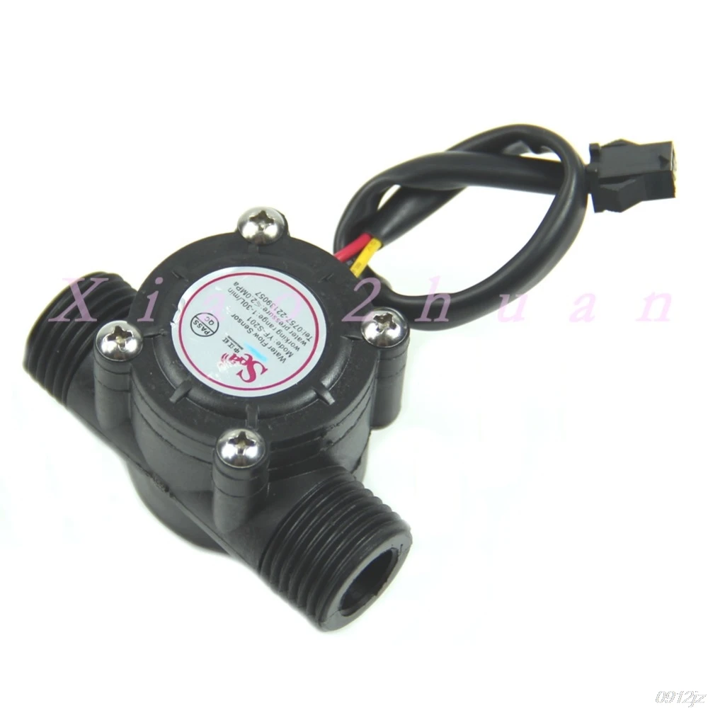 

1PC Water Flow Sensor Flowmeter Hall Flow Sensor Water Control 1-30L/min 2.0MPa New Drop ship