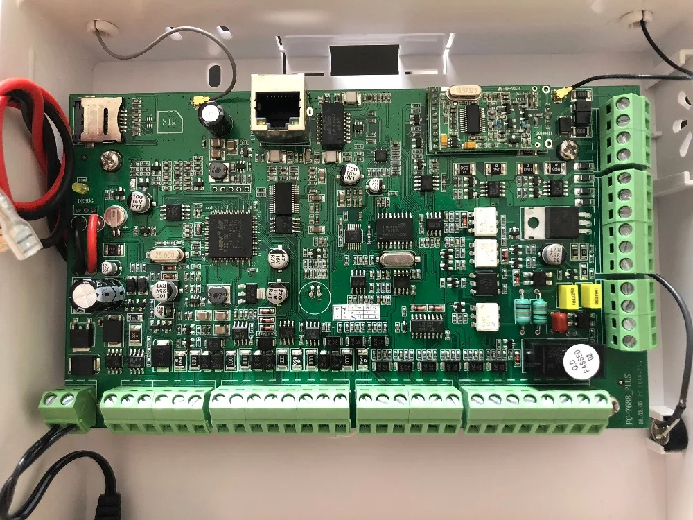 Фокус FC7688Plus Интернет LAN порт промышленная система безопасности 96 проводных зон с RFID клавиатурой легко малыш RFID тег обезвредить безопасность