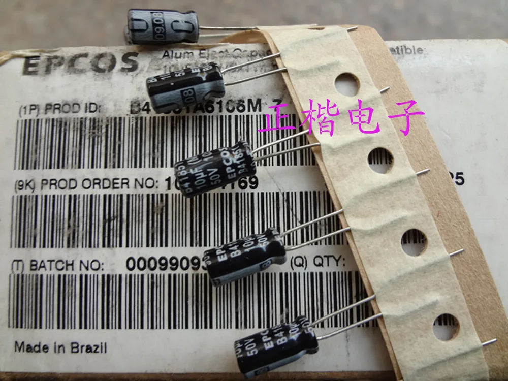 10pcs (1 pack) Imports of electrolytic capacitors EPCOS B41851 series ...