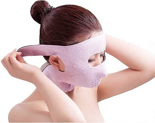 Мониторинг здоровья! Япония 3D Массажная маска для лица весь расслабляющий пояс для лица лифтинг подбородок для похудения щек бандаж для сауны