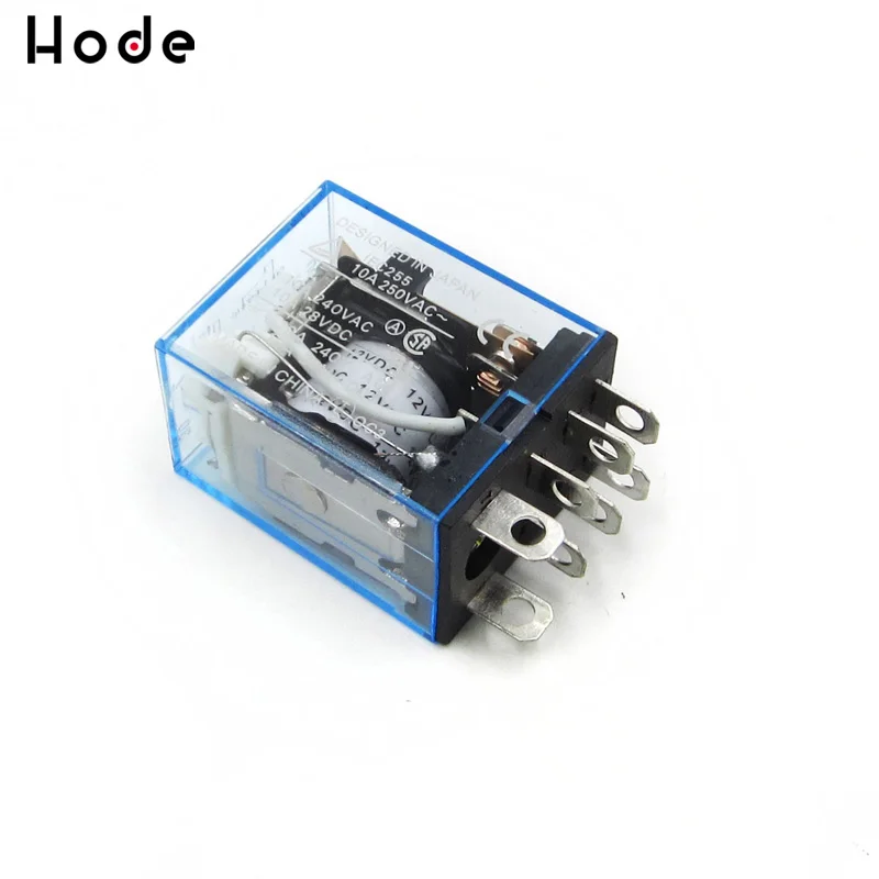 12 В AC катушка реле питания LY2NJ DPDT 8 Pin HH62P JQX 13F с гнездом|Реле| |