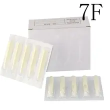100 шт стерильные Ассорти пластиковые одноразовые наконечники татуировки 7 футов белые насадки трубка для тату машины питания