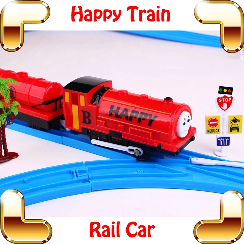 New Year Gift Happy Train Thomas Funny Train Toy Electric Machine For