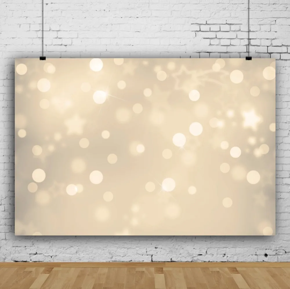 Laeacco Light Bokeh Portrait Newborn Glitters Children Photography Background Customized Photographic Backdrops For Photo Studio