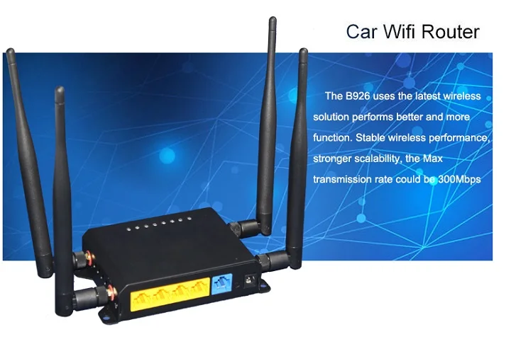 300 Мбит/с 4 г Wi-Fi LTE Беспроводные маршрутизаторы Промышленные 4 г FDD LTE сеть WCDMA Маршрутизатор с Сим слот для карт