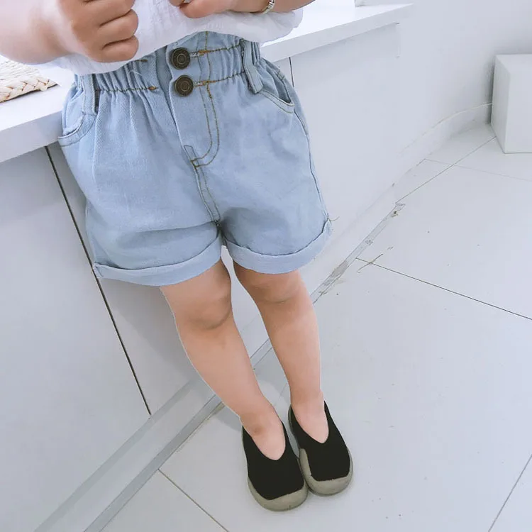 Girls Denim Shorts Summer Style Children Kids Clothes Casual Toddler