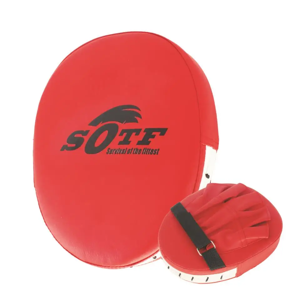 SOTF Red Fighting Fight Sport Fitness PU Hand Target boxing gloves mma
