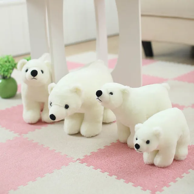 Best Offers 7.8 Inch Plush Polar Bear Sweet Cute Lovely Stuffed Baby Kids Toys for Girls Birthday Christmas Gift Cute Girl 20cm Baby Doll