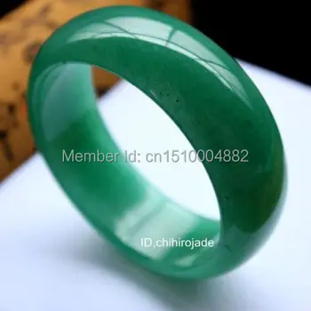 

shitou 00254 Certified 100% Green Fashion Retro Female Natural Jade Bangle Bracelet 58-62mm