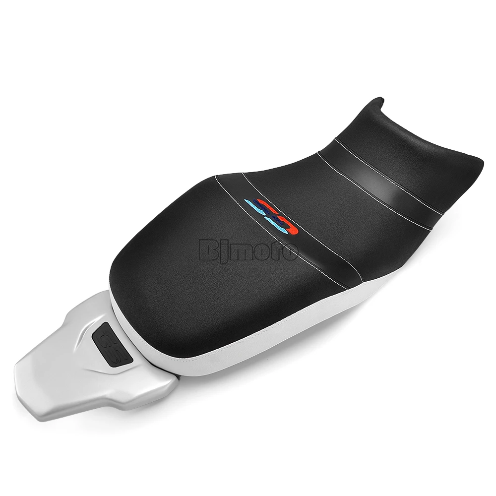 Motorcycle Black Flat Brat Style Tracker Cafe Racer Seat For BMW R1200GS R 1200 GS ADV (5)