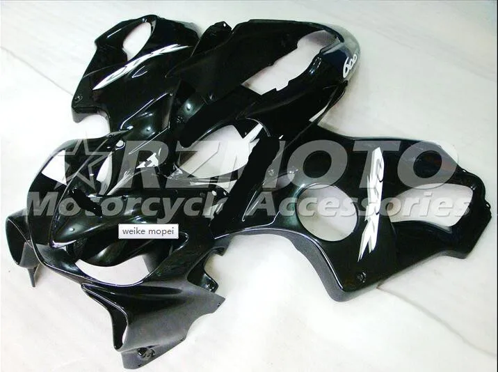 ACE Комплекты ABS инъекций комплект обтекателей Подходит для Honda CBR600F4i 2004 2005 2007 CBR600F4i 04 05 07 Черный qq16