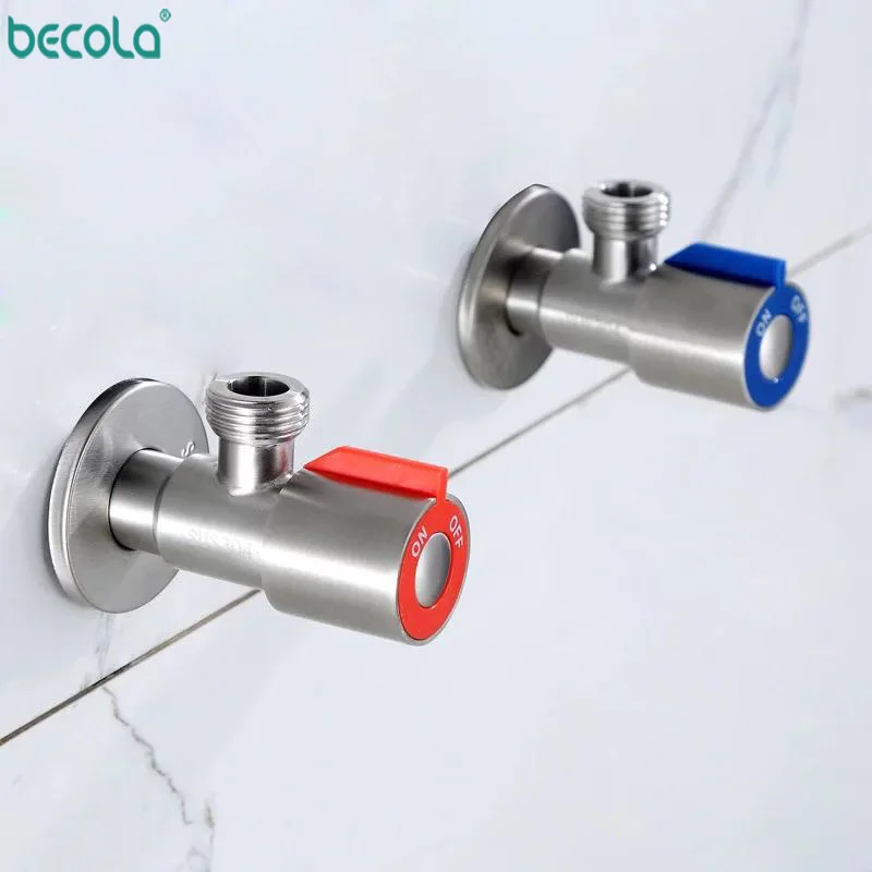 Угловые Клапаны BECOLA SUS304 из нержавеющей стали с матовой отделкой заправочный