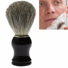 Мода для мужчин барсук волос черная ручка из АБС щетка для бритья парикмахерский инструмент высокое качество