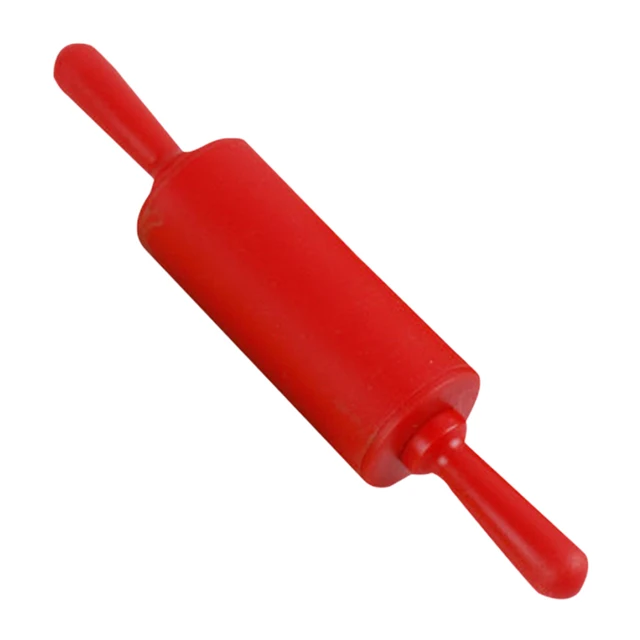 Buy Top Sale Silicone Rolling Pins Dough Pastry Roller Wooden Handle Silicone