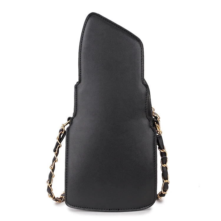 Модный Забавный Pu кожаный чехол для помады, дизайнерская женская сумка на плечо, кошелек на цепочке, Повседневная сумка, сумка через плечо, женская сумка с клапаном