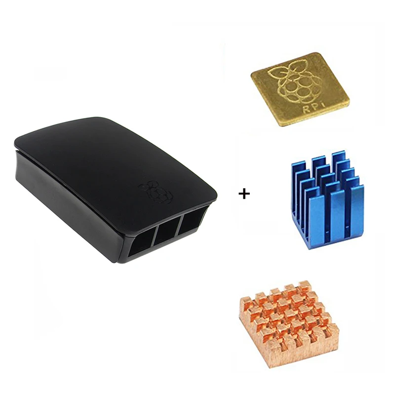 Aokin для Raspberry Pi 3 чехол с вентилятором официальный ABS 2 корпус охлаждающий