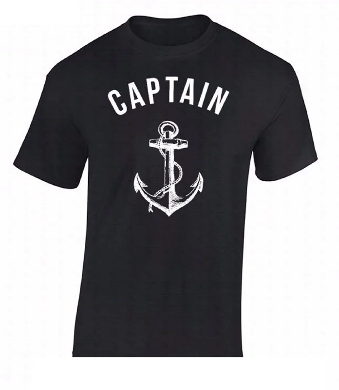 New Hot Summer Casual Printing High Quality T shirt Captain Anchor ...