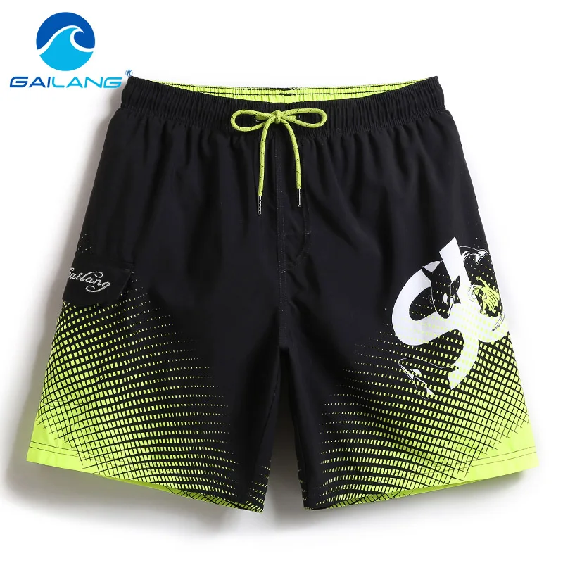 

Gailang Brand Summer Quick Dry Mens Beach Shorts Mens Shorts Casual Swimwear Swimsuits Men's Shorts Hip Hop Board Shorts Bermuda
