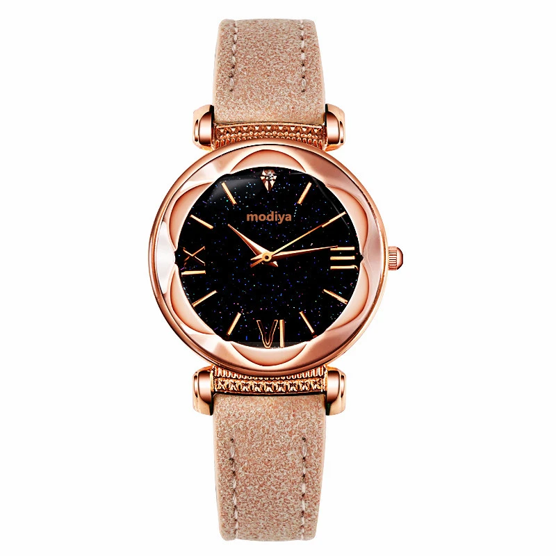 

Fashion Brand Women Leather Watch Shining Dial Independent Female Casual Watches Ladies Gifts Quartz WristWatch Dropshipping