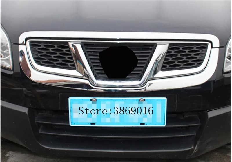 

Car Accessoriesr ABS Chrome Front Center Grill Grille Cover Trim For Nissan Qashqai J10 2007 2008 2009