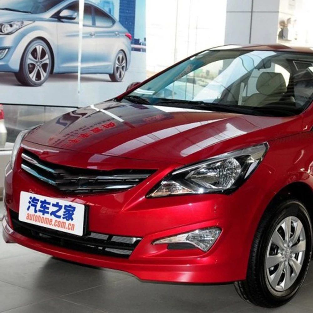 Для hyundai Verna фары автомобиля прозрачные линзы Авто оболочка Крышка