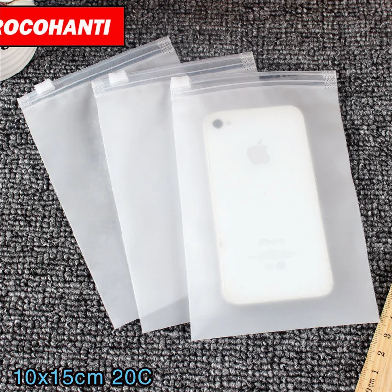 

500x Custom your own printed logo ziplock pvc zipper bags for mobile phone