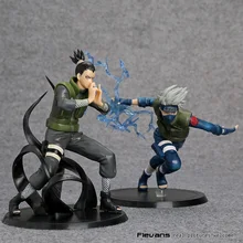 Naruto Action Figures Hatake Kakashi Nara Shikamaru Japanese Anime Figure Naruto Shippuden Movie Figure PVC Toys Naruto 2pcs/set