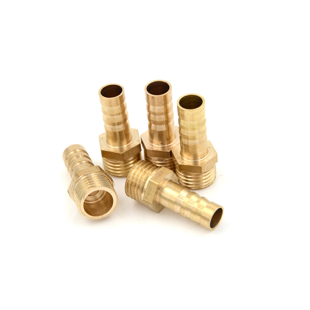 5 шт. шлангов I/D 8 мм x 1/4 &quotBSP штыревая резьба Латунная муфта сращиватель
