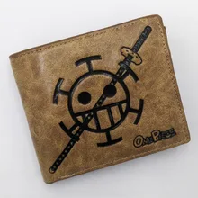 Хаки многослойный японский аниме один кусок Trafalgar Law PU короткий кошелек
