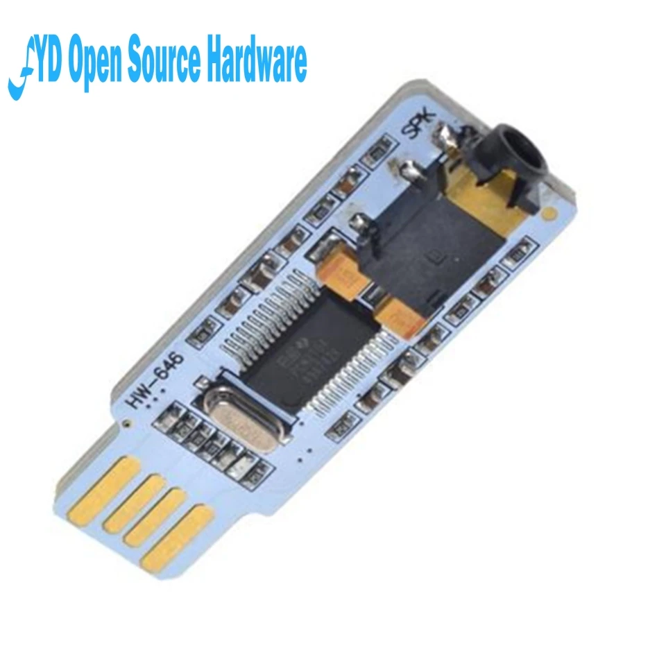 1 шт. Mini PCM2704 USB Аудио Звуковая карта DAC декодер плата Бесплатный диск для ПК