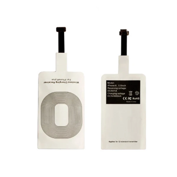 

New Fast Qi Standard Wireless Charger Receiver For Apple Iphone 6 6s 7 Plus 8 Smart Phone Charging Coil Accept Wholesale