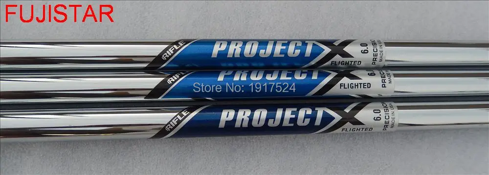 

PROJECT X RIFLE 6.0 FLIGHTED Taper 0.355 size golf iron and wedge shaft 38.5inch 120+/-2gms