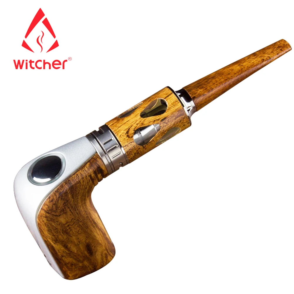 Ship From RU Witcher Electronic Cigarette New Stalin 40W E Pipe Starter kit Wooden Design