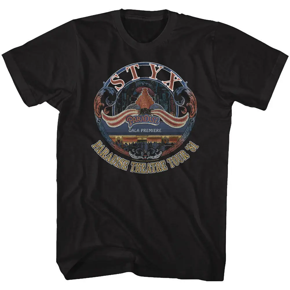 

Styx Paradise Theatre Tour 81 Adult T Shirt Rock Music