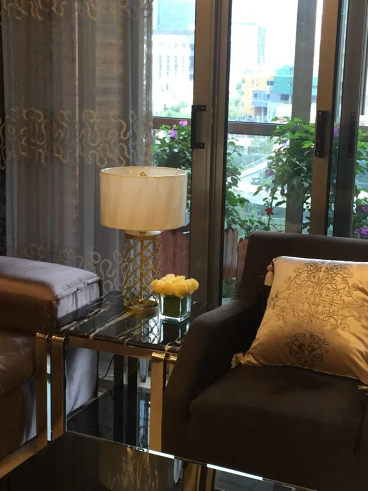 Лофт винтажный современный блеск железной ткани Золотой Эдисон-стол лампы промышленный бар кофе прикроватный для чтения домашнего декора осветительный прибор