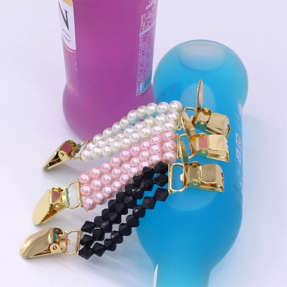 

1*Women Cardigan Sweater Blouse Shawl Clips pearl Shirt Collar Duck Clip Clasps DIY Apparel Sewing & Fabric Supplies