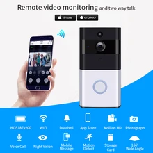 Meisort видео дверной звонок wifi Беспроводная ip камера cctv видео камера дверной звонок встроенный 18650 batery