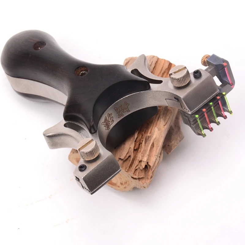 

Powerful Catapult Slingshot Catapult Slingshots Rubber Band Solid Shooting Fishing Sling Shot Hunting Slingshot Wood