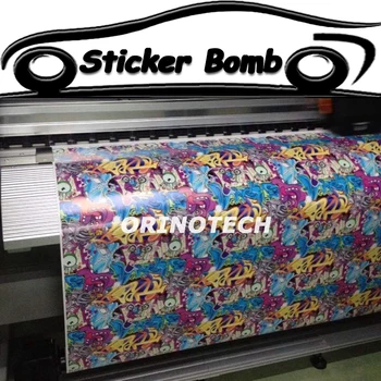 

Car Styling Sticker Bomb Vinyl Wrap Sticker Bombing Graffiti Vinyl Sticker Truck Car Motorcycle Wrapping Covers Air Free Bubble